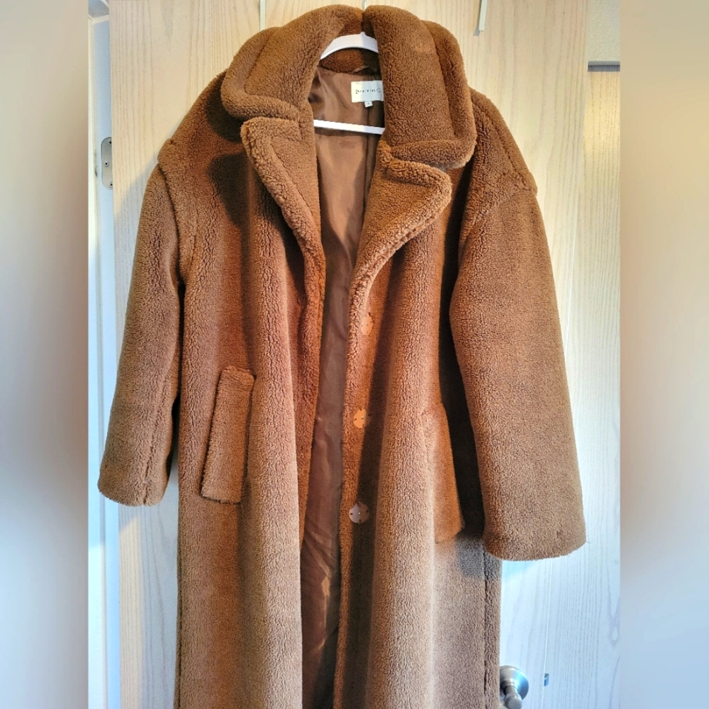 Warehouse London teddy coat